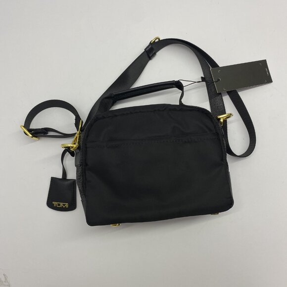 Tumi Black Backpack with Gold Details - Picture 3 of 6